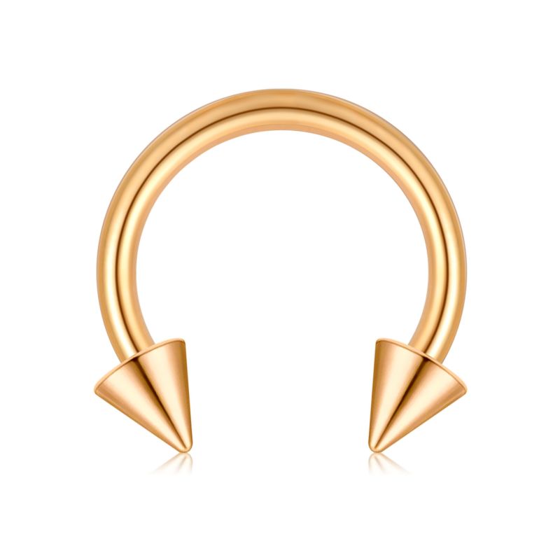 Septum Ring Spike Horseshoe Helix Cartilage Piercing