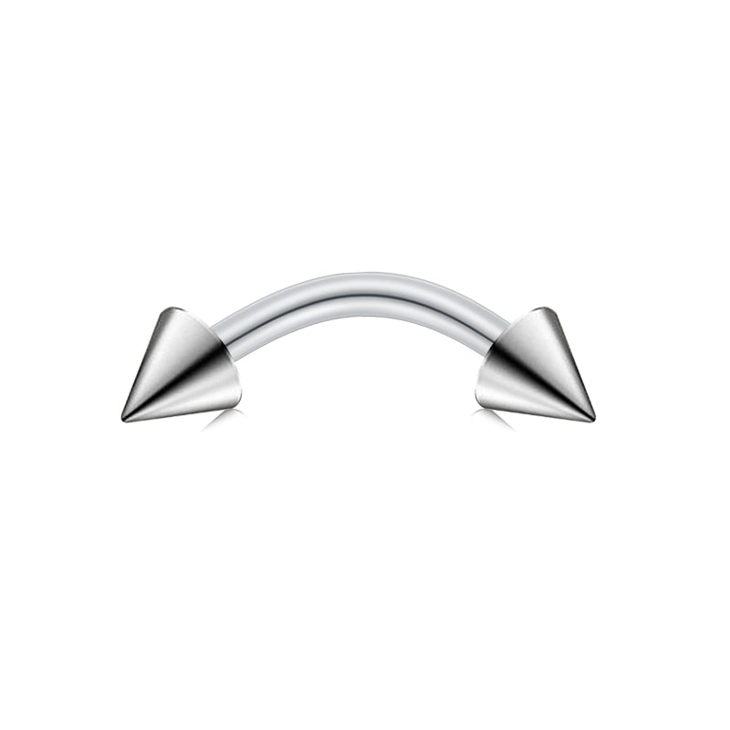 Silver 8MM Rook Earring