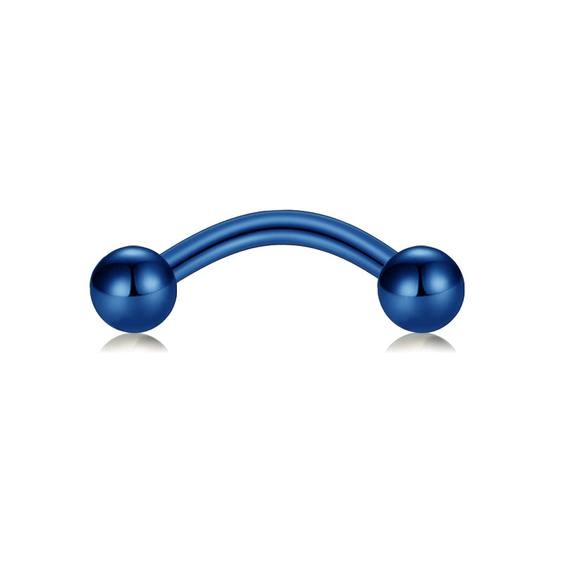 Blue Ball Belly Ring