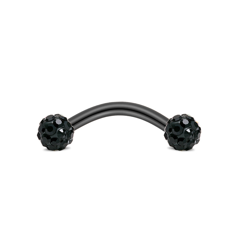Black 8MM Rook Earring