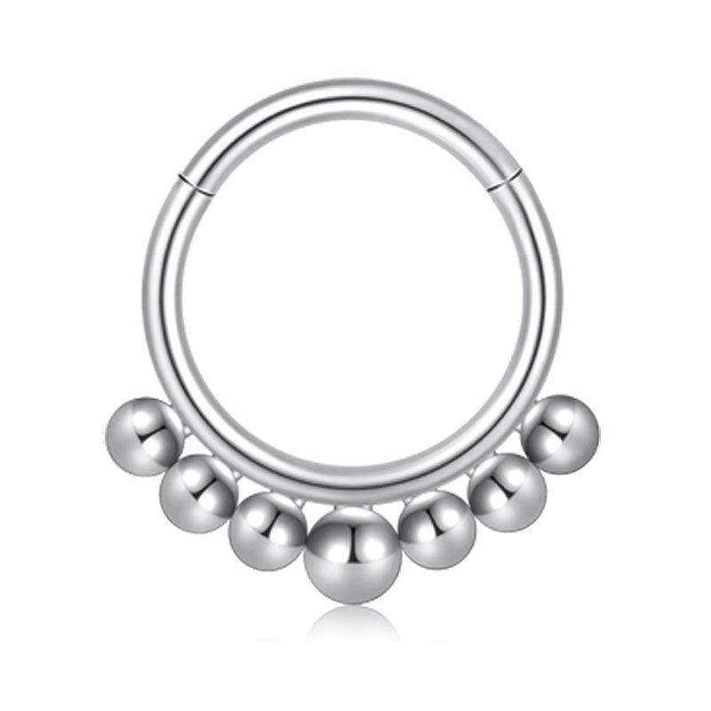 septum clicker silver