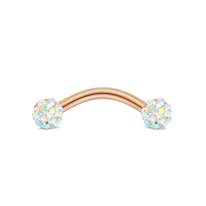 Rose Gold 10MM Rook Earring