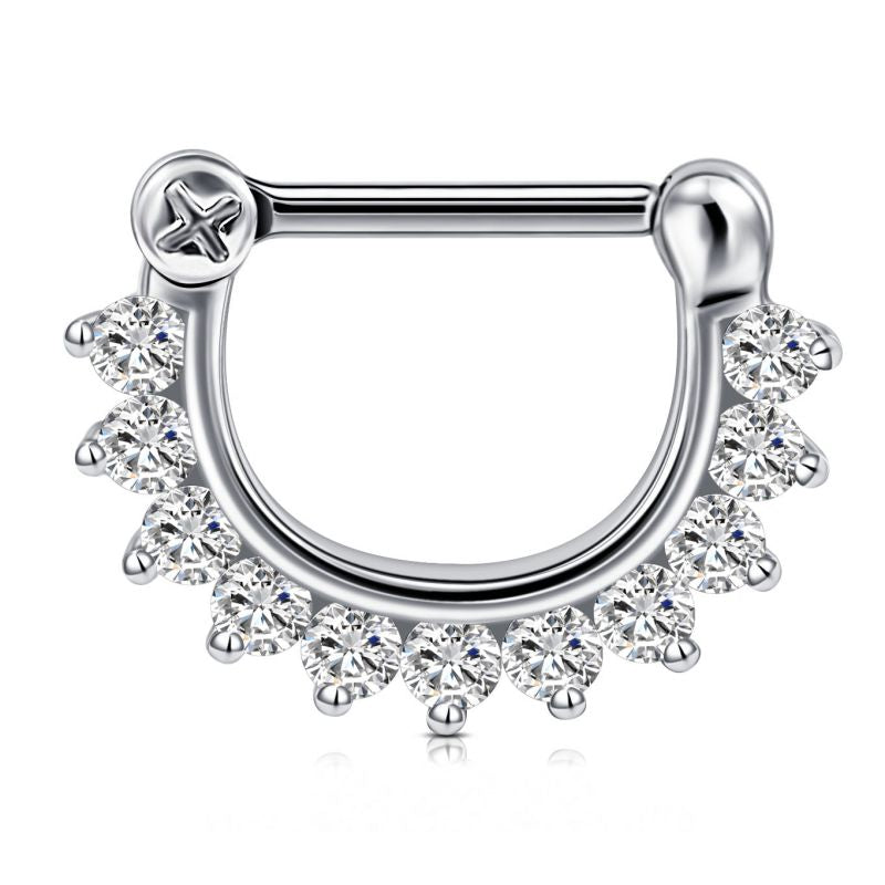 septum clicker silver