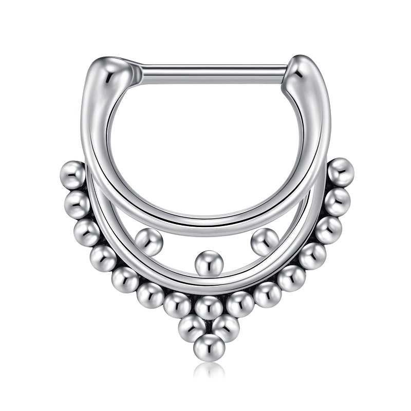 septum clicker silver