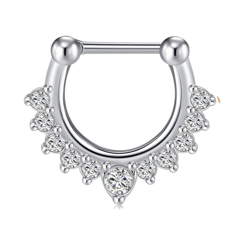 septum clicker silver