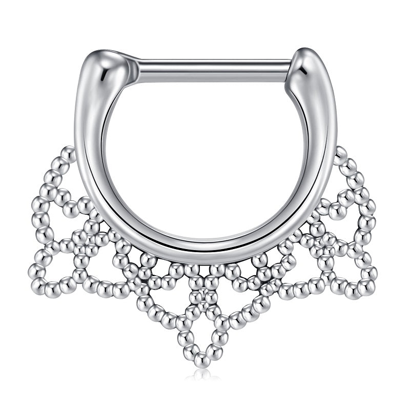 septum clicker silver