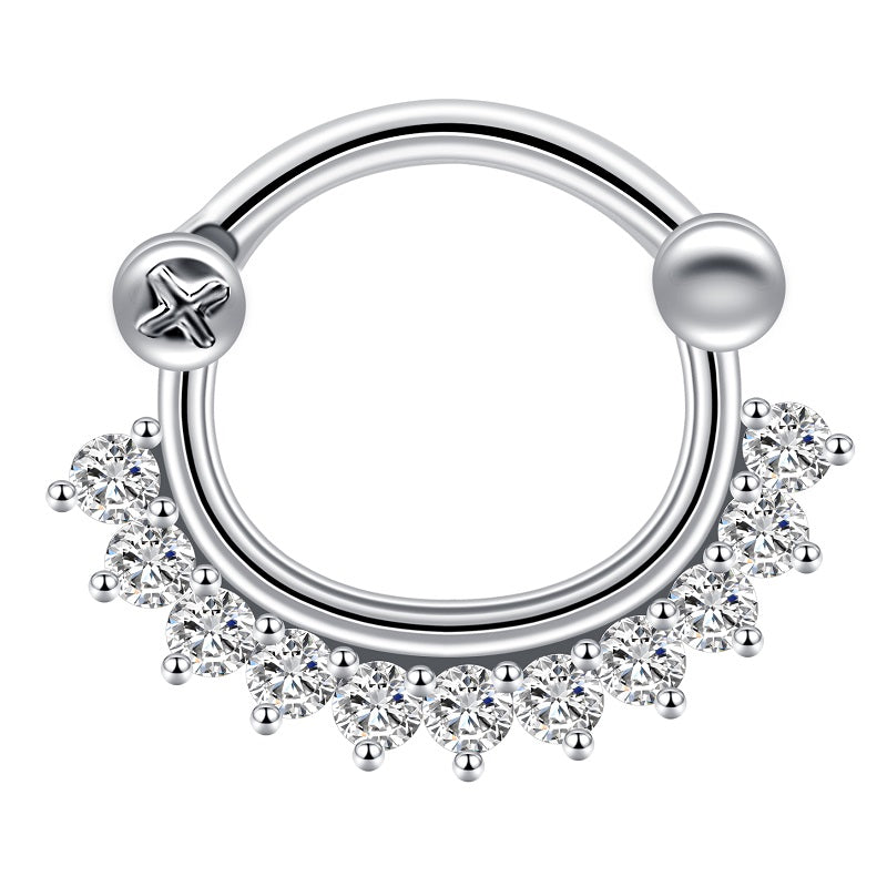 septum clicker silver