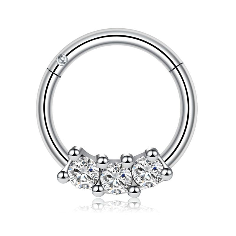 septum clicker silver