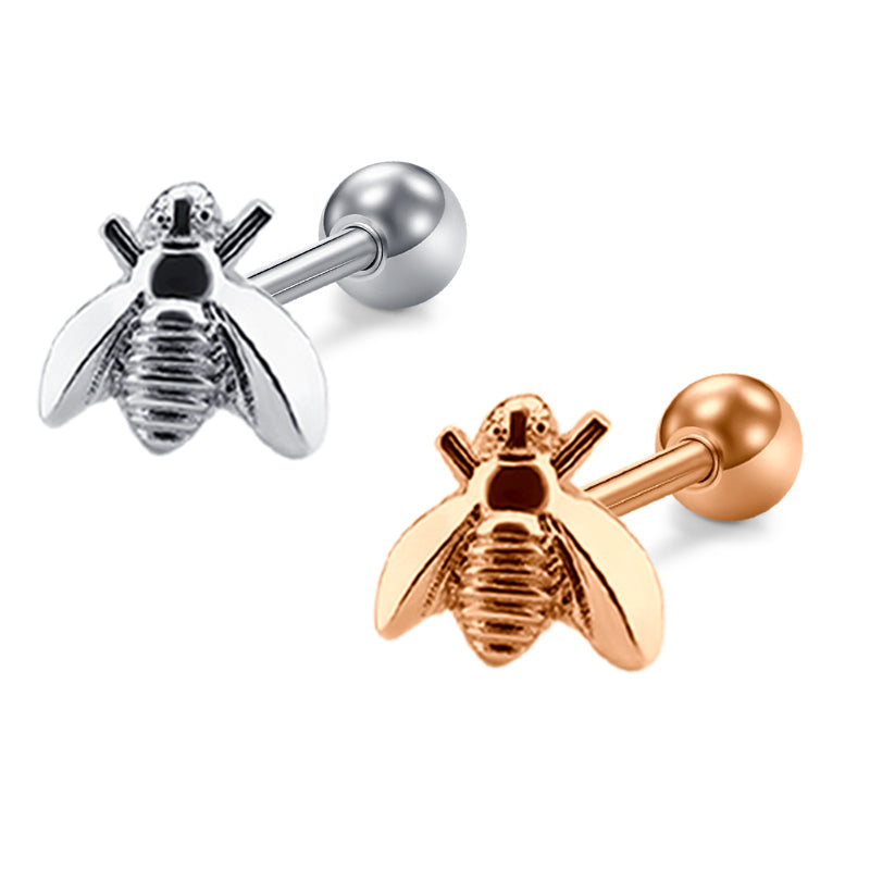 16gauge Tragus Earrings Cartilage Jewelry Honeybee