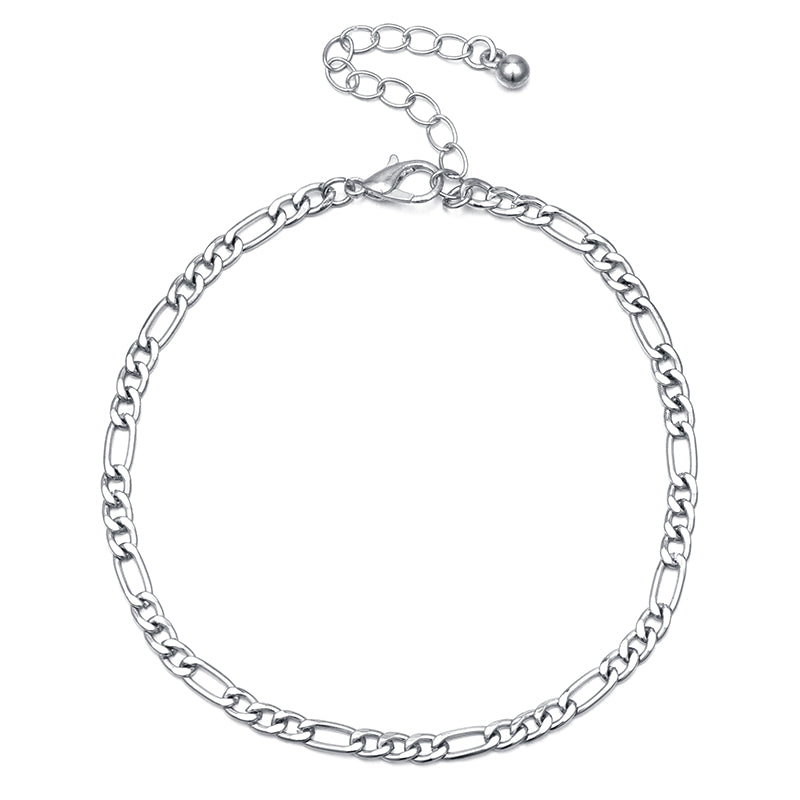 Silver Classic vintage Anklet