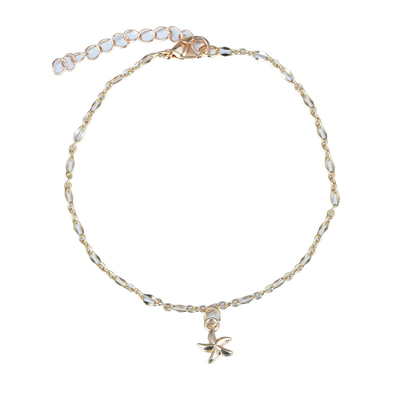 Rose Gold Sole starfish Anklet