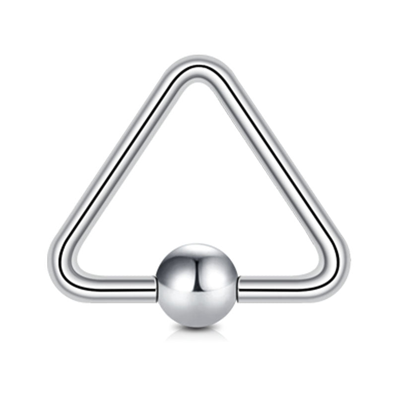 Triangle Shape 16G 10MM Septum Ring Cartilage Helix Hoop Earring