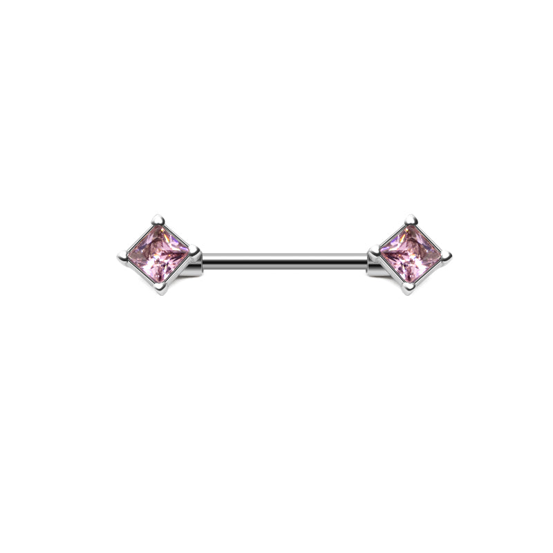 Silver Nipple barbell