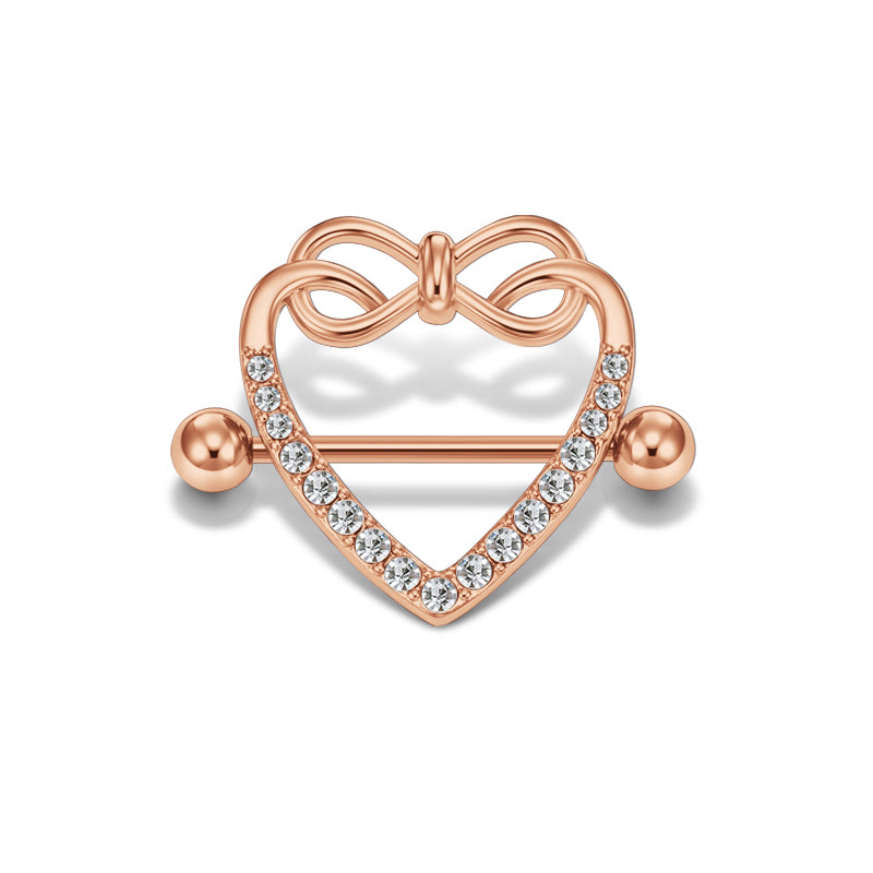 Rose gold Nipple jewellery