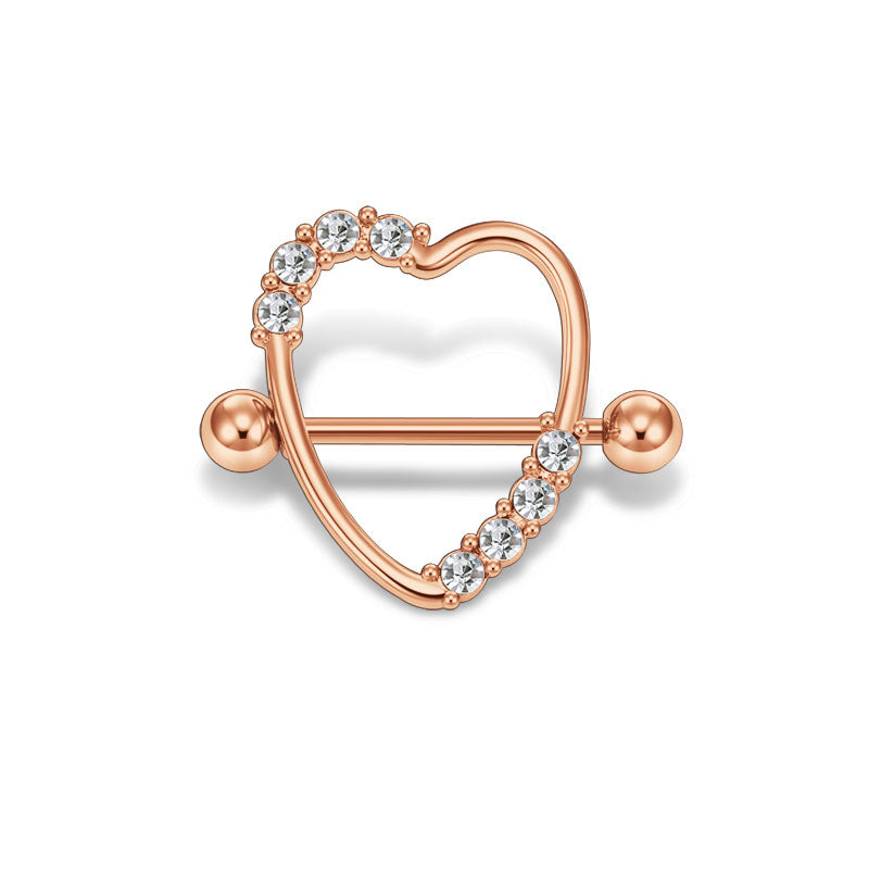 Rose gold 14mm Nipple Shield Ring