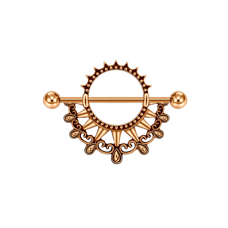 Rose gold 32mm Nipple Shield Ring