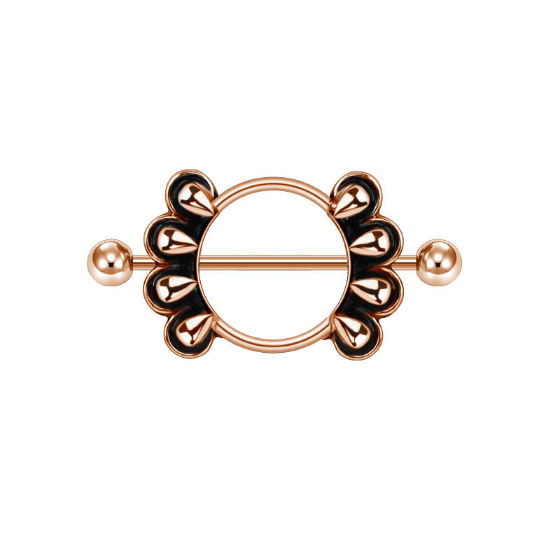 Rose gold 32mm Nipple Shield Ring