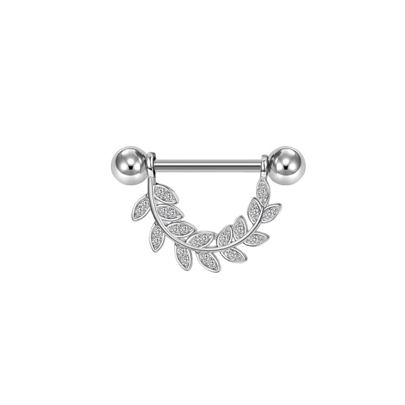Silver 12mm nipple jewellery