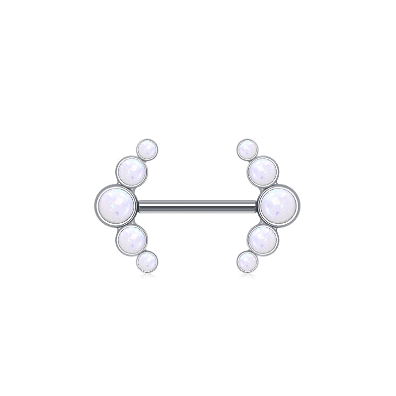 Silver Nipple barbell