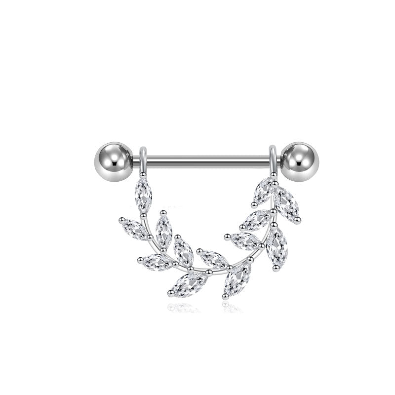 Silver 14mm Nipple Shield Ring