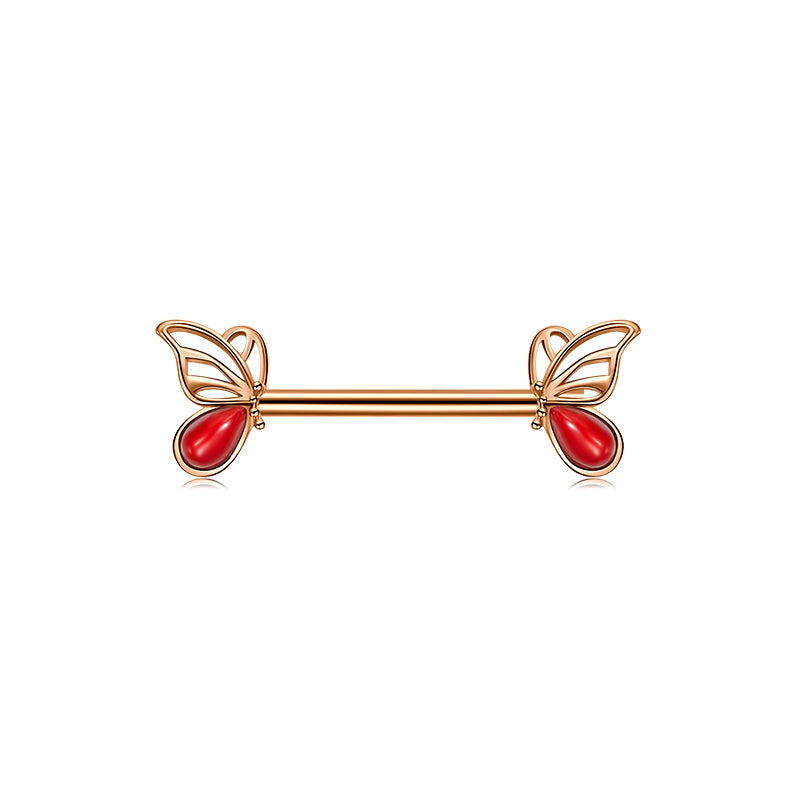Rose Gold Nipple barbell