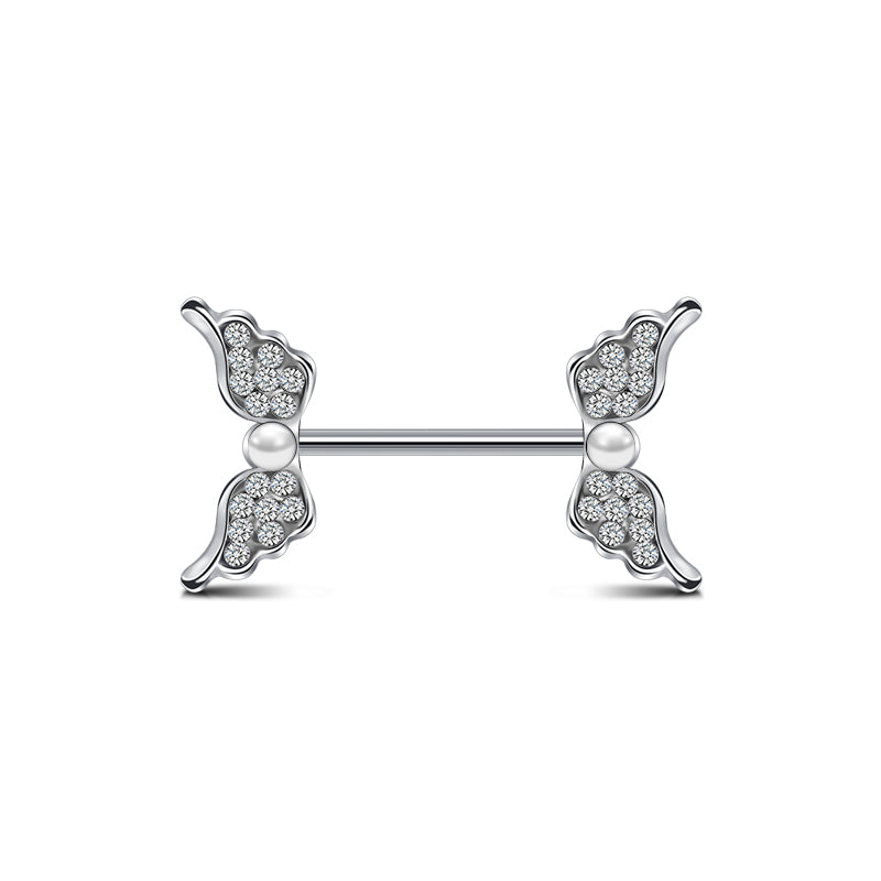 Silver Nipple barbell