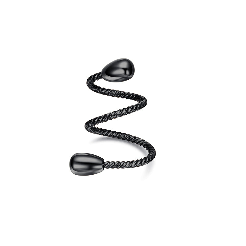 Black fake nipple ring