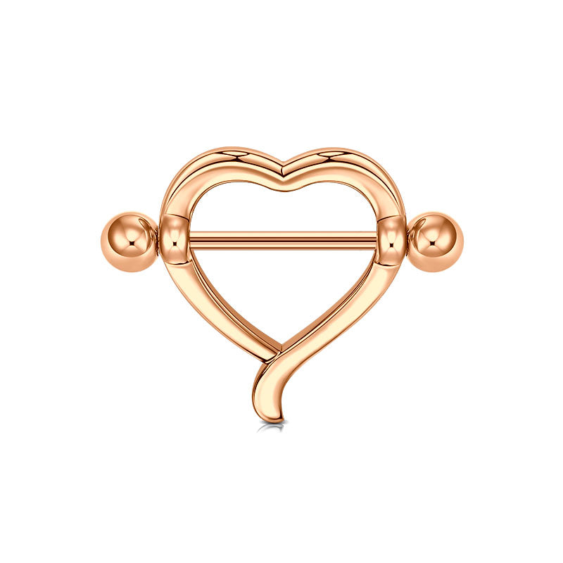 Rose gold 16mm Nipple Shield Ring