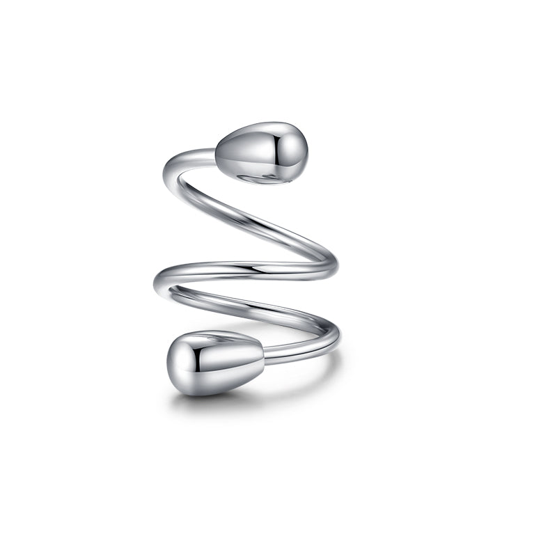 Silver fake nipple rings