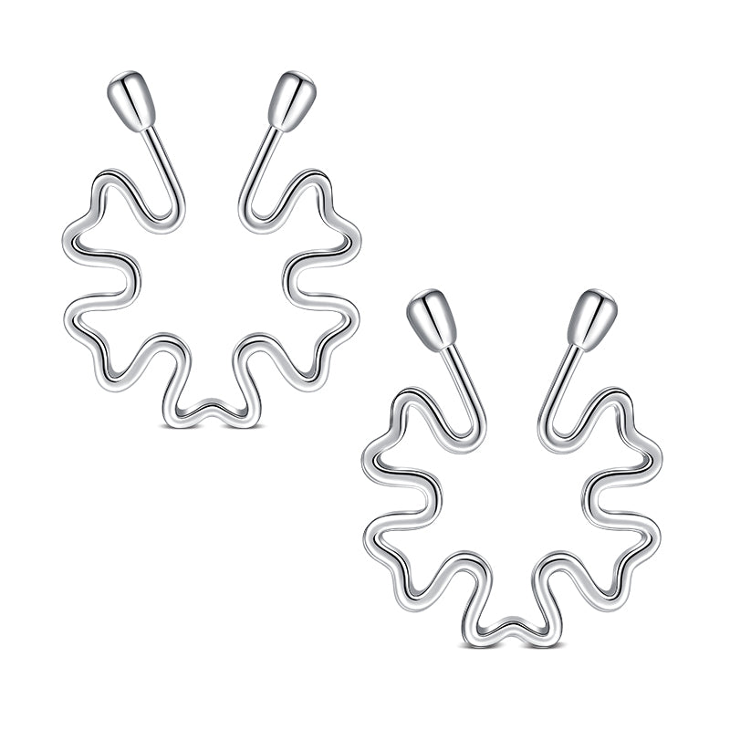 Silver nipple jewellery ring
