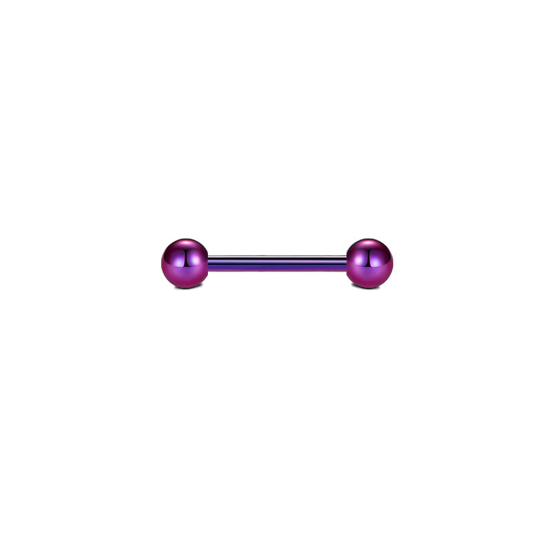 Purple 18mm Nipple Tongue Ring
