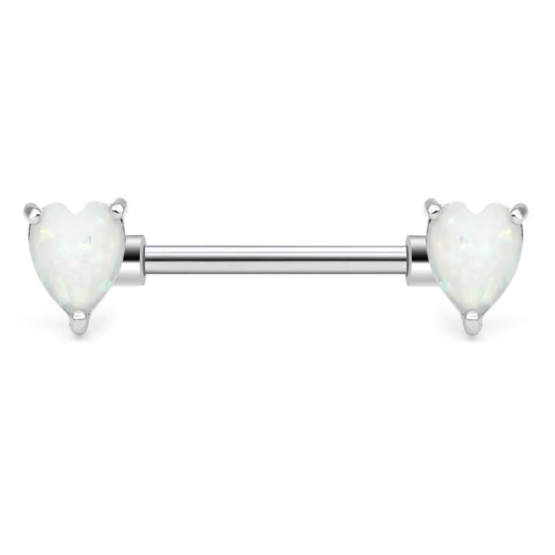 Silver Nipple barbell