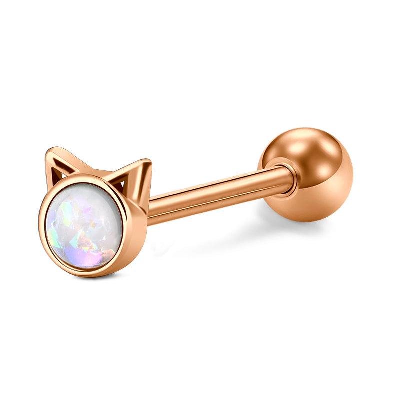 Rosegold nipple ring