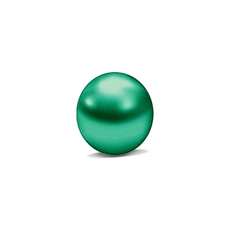 Pearl Piercing Ball 14G 5mm Green