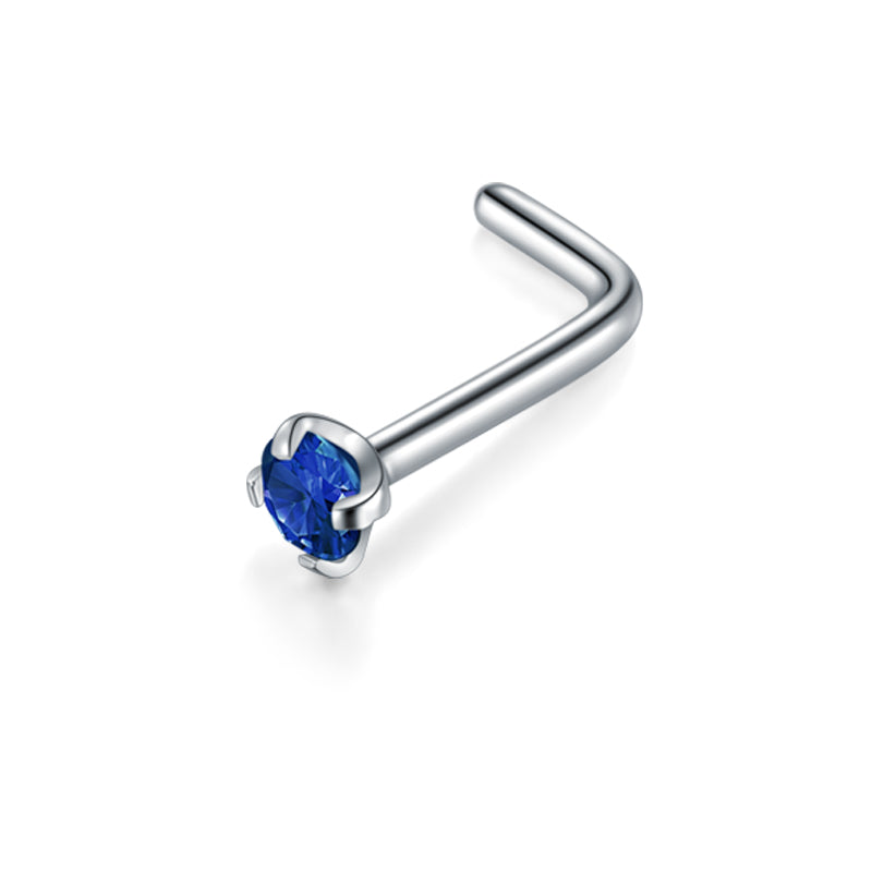 Blue 18G 1.5mm Nose Rings