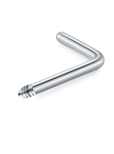 Replacement L Shape Barbell Silver