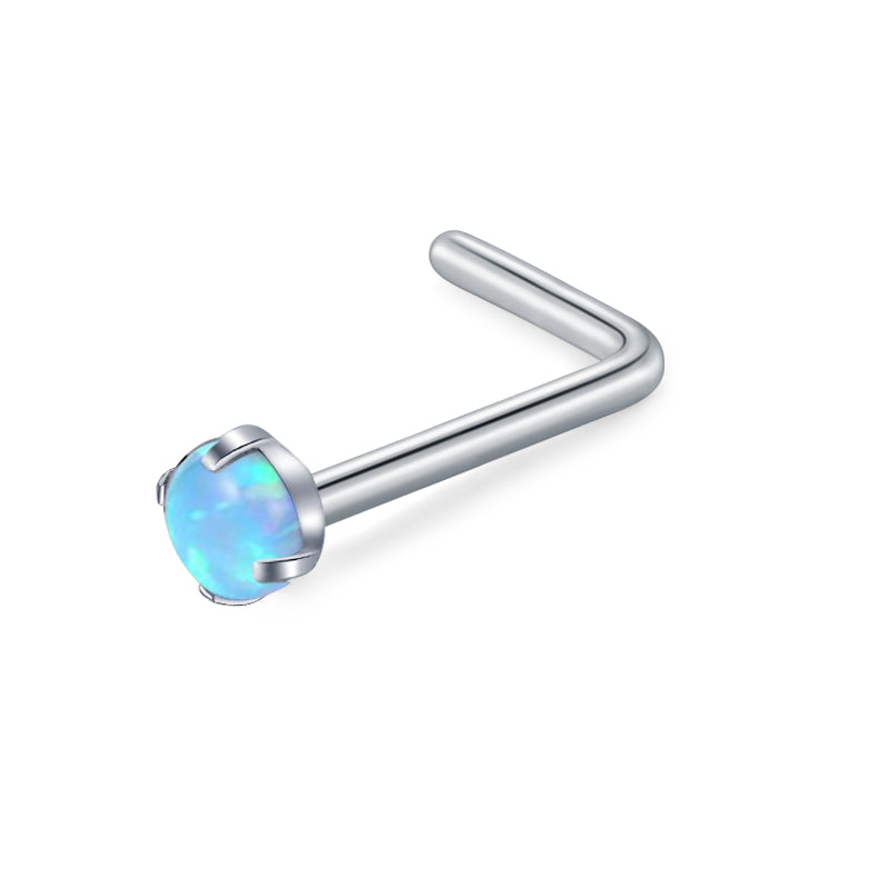 Light Blue 2mm Nose Rings