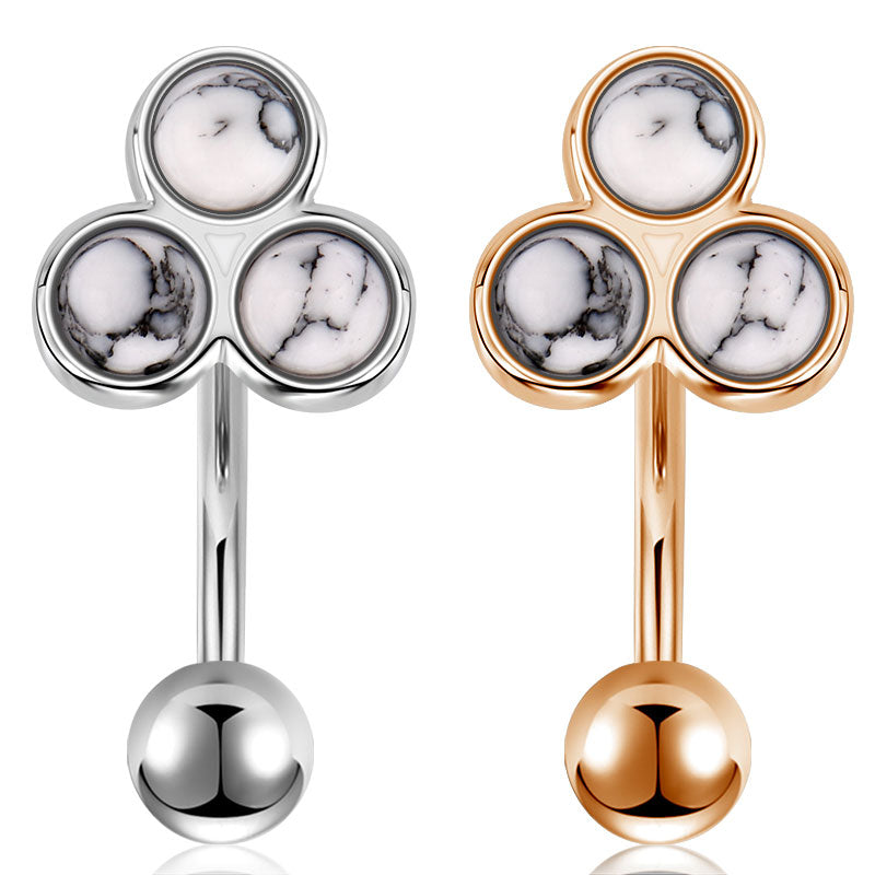 Rook Earrings 16G Rook Studs Piercing Jewelry 1.2mm Barbell 6mm Bar