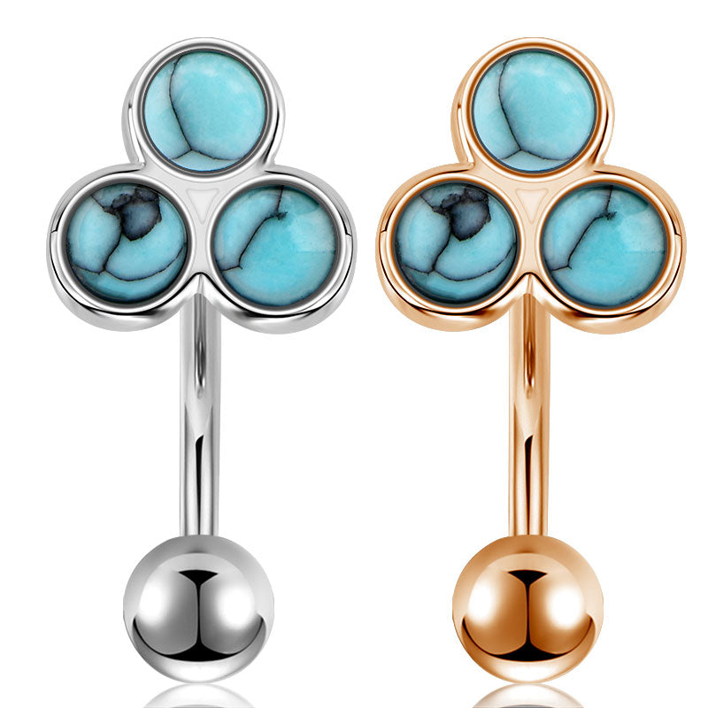 Rook Earrings 16G Rook Studs Piercing Jewelry 1.2mm Barbell 6mm Bar