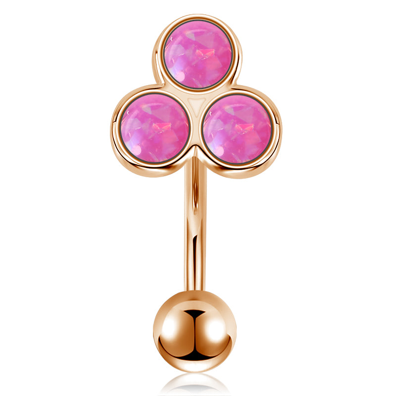 16G Rosen Opal Rook Earring