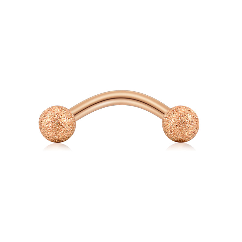Rose Gold 6MM Rook Earring