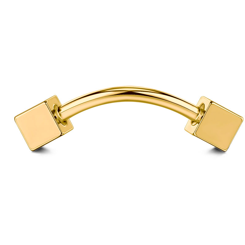 Gold Bar Rook Earring