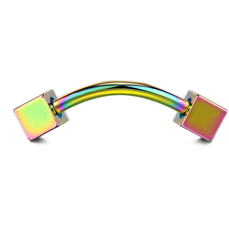 Rainbow Bar Rook Earring