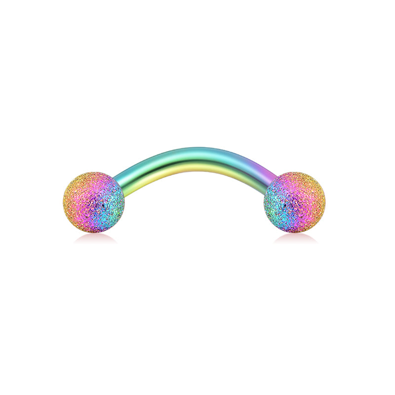 Rainbow 8MM Rook Earring