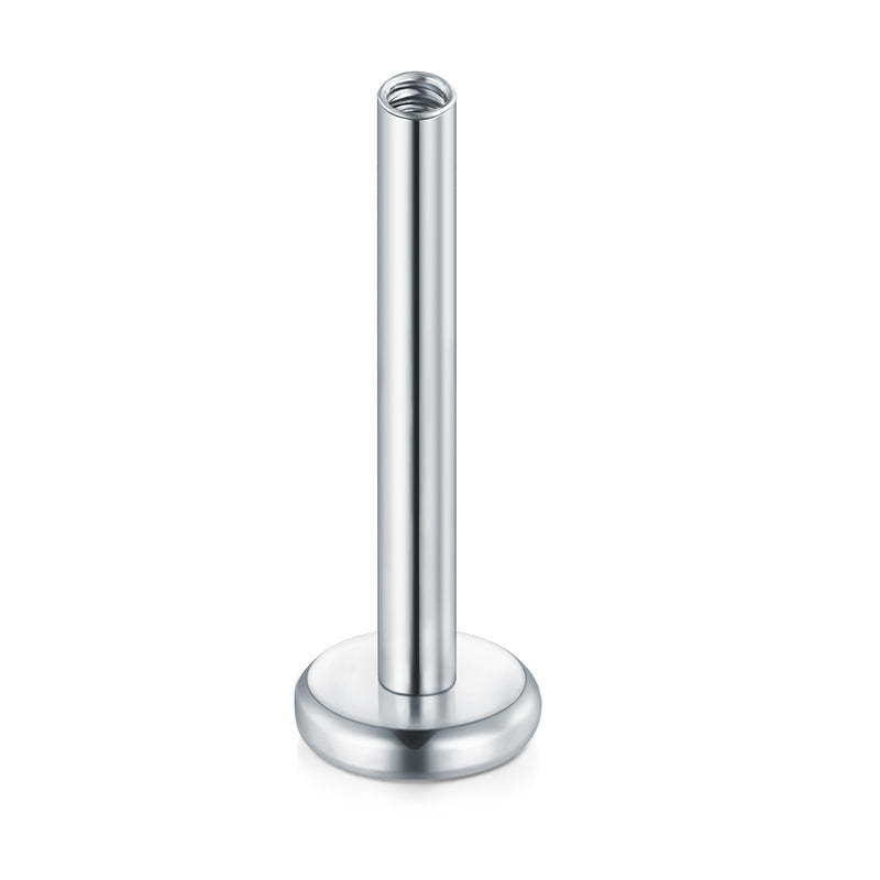 Internally Threaded Labret Bar Silver 6mm
