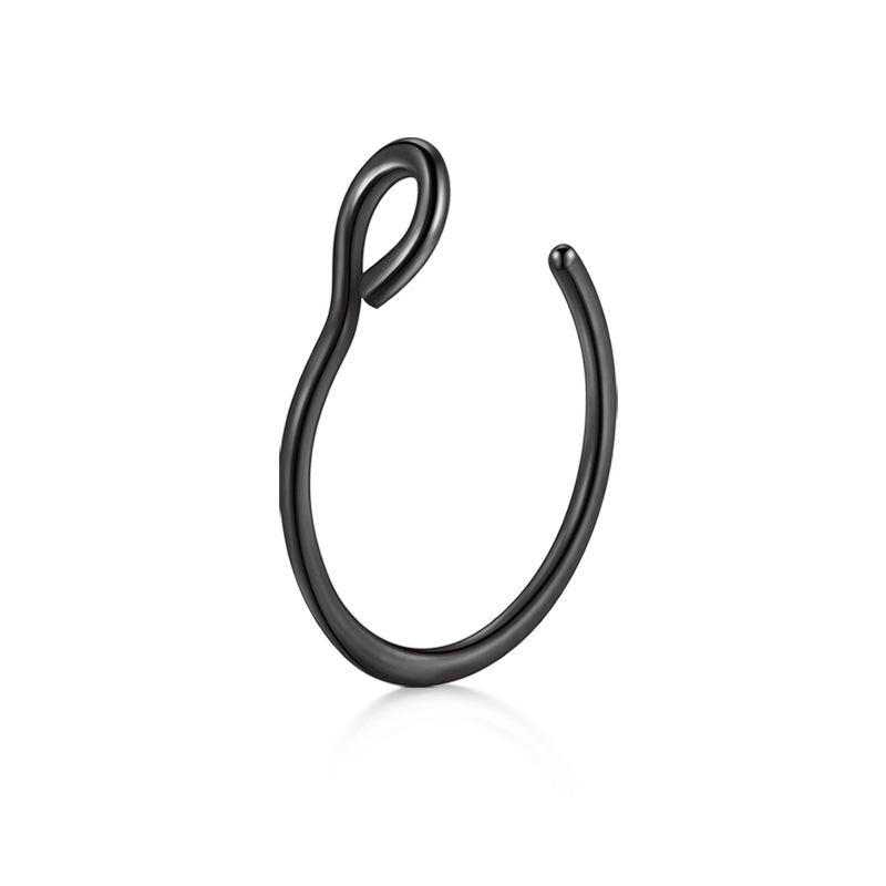 Small Circle Fake Nose Ring Hoop