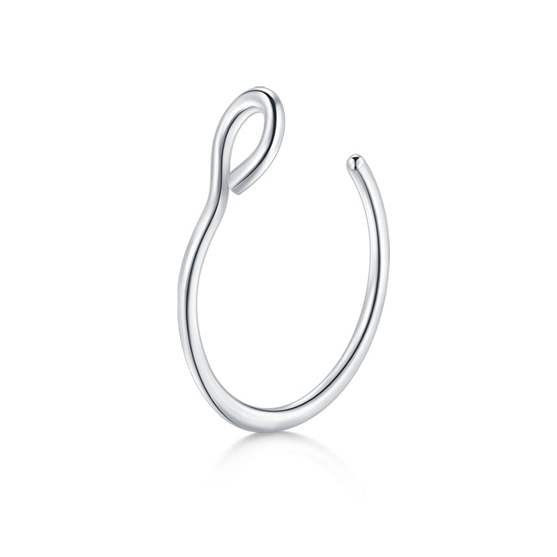 Small Circle Fake Nose Ring Hoop