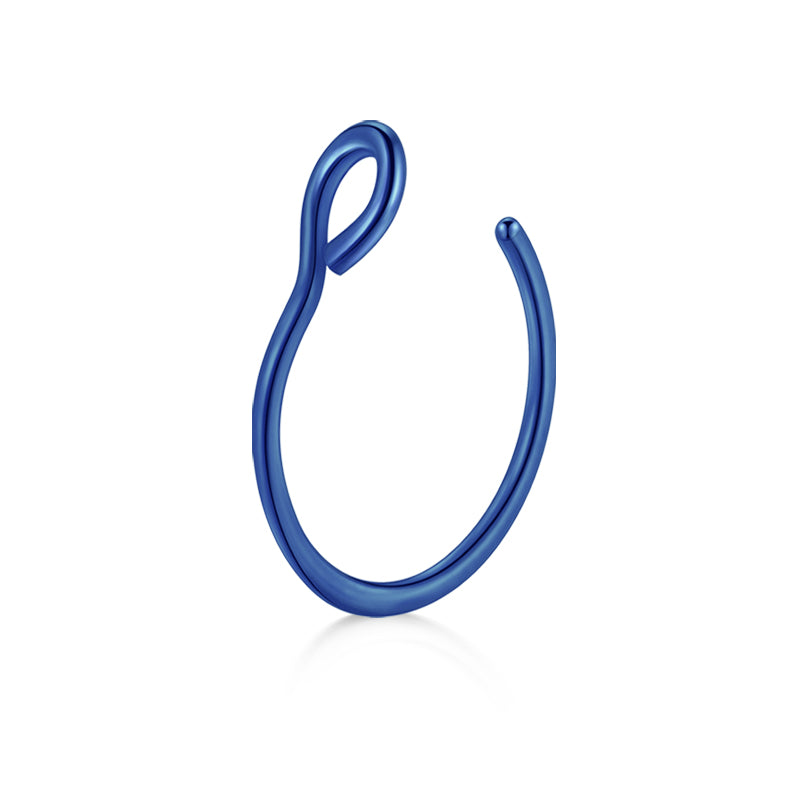 Small Circle Fake Nose Ring Hoop