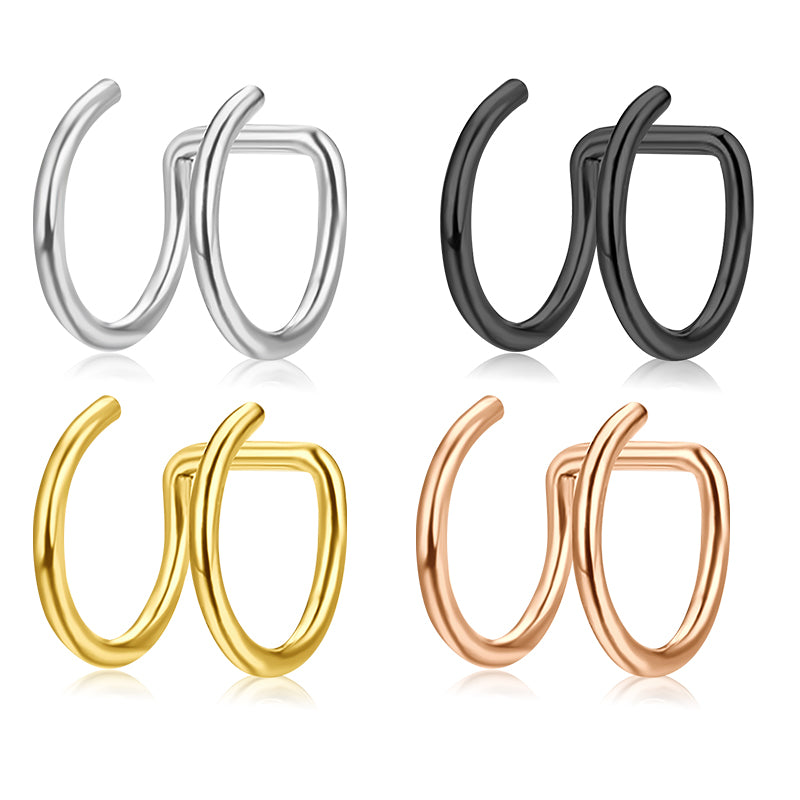 Mulit-color Double coil ear clip