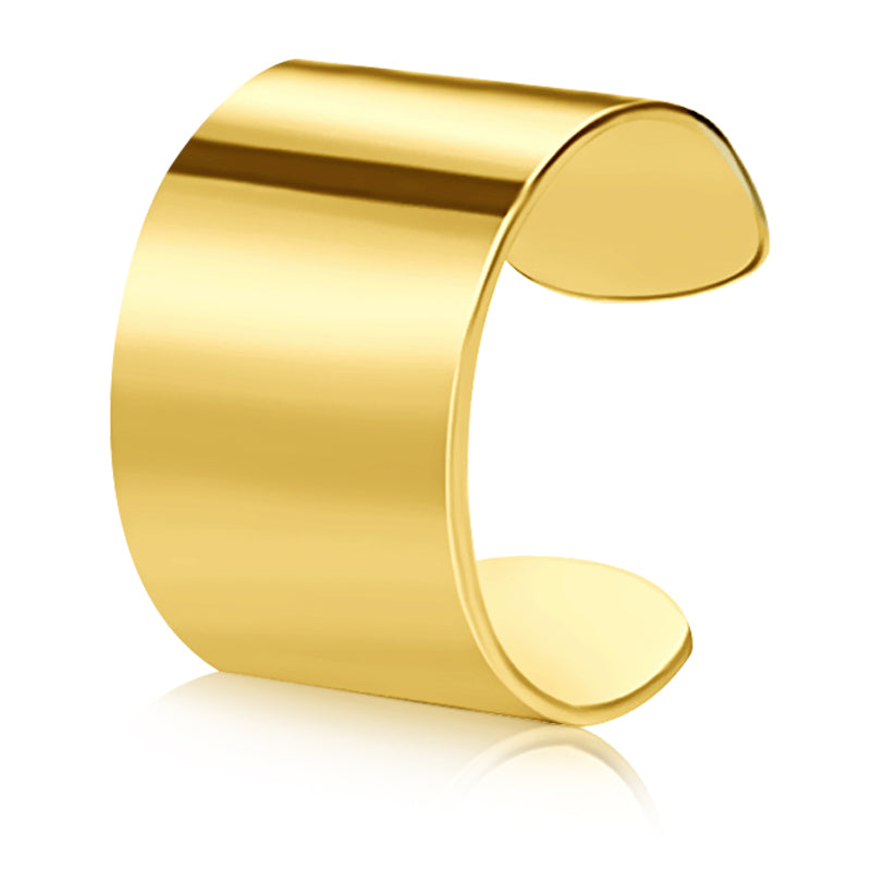 Gold monochrome baggy ear clip